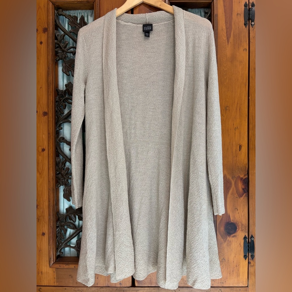 Eileen Fisher Tan Women's Cardigan